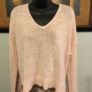 NWT Loft Small Peach High Low Sweater